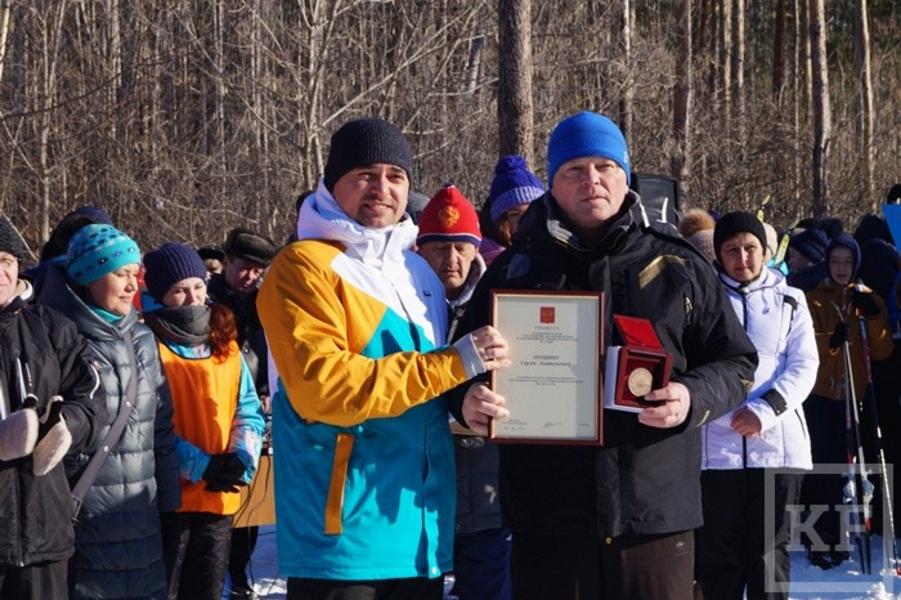 Рекордное для Елабуги количество людей приняло участие в «Лыжне России»