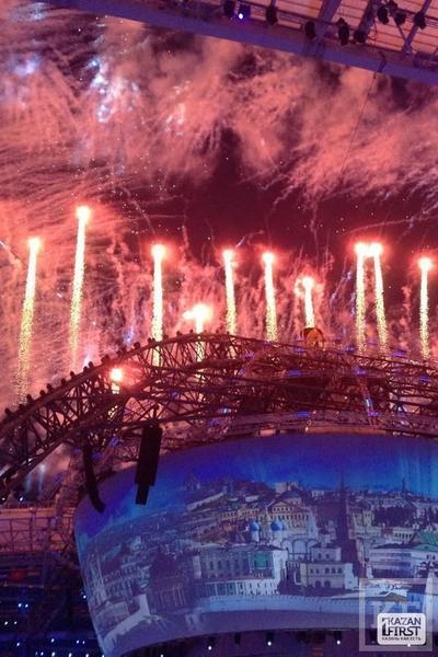 Открытие Универсиады: красочное шоу с Казаном и башней Сююмбике (фото)