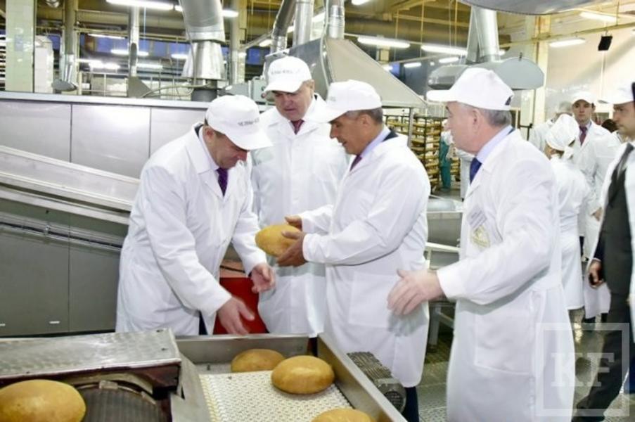 На заводе «Челны-хлеб» Минниханов ознакомился с эксклюзивной системой закваски