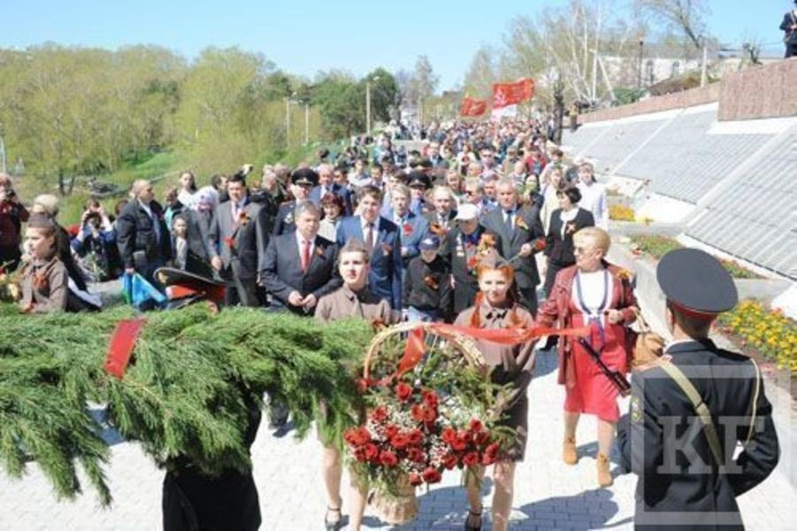 В Елабуге прошли праздничные мероприятия, посвященные Дню Победы