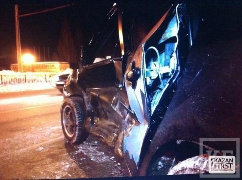В Казани пьяный водитель устроил аварию, есть пострадавшие