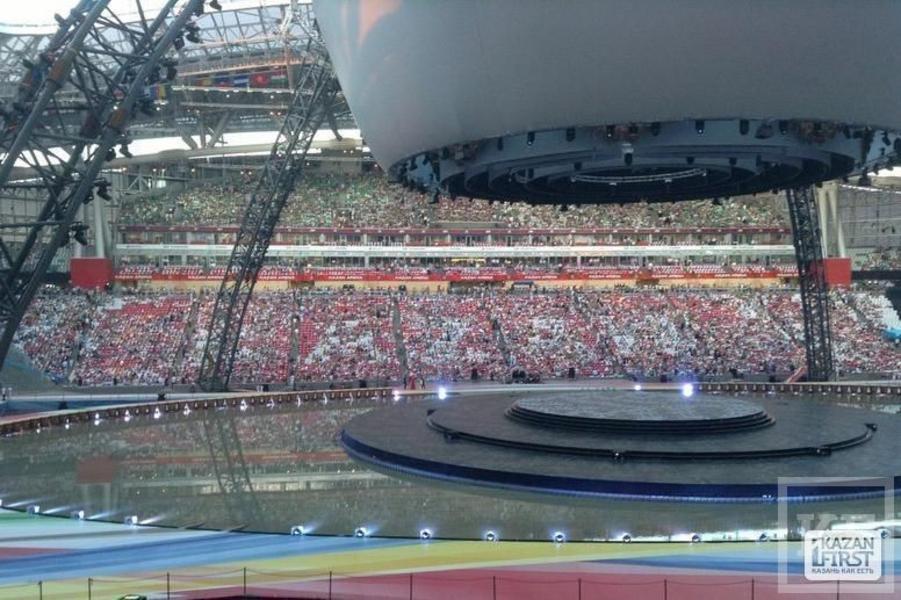 Открытие Универсиады: зрители заполнили 45-тысячный стадион 
