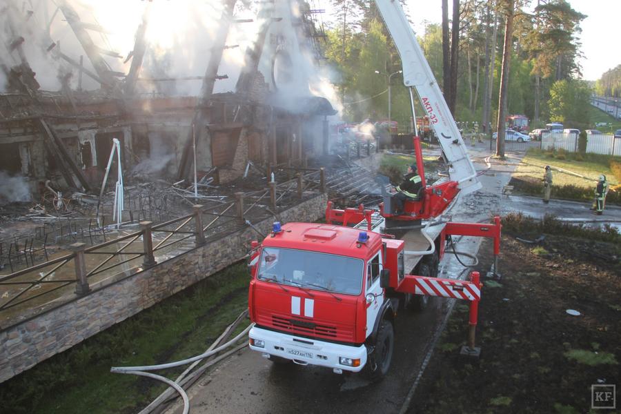 МЧС: при пожаре в ресторане «Нарат» в Казани никто не пострадал