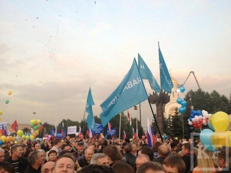 Полиция запретила флаги Навального на праздновании инаугурации мэра Москвы