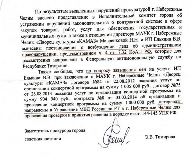 Фонд Навального помог в возбуждении административного дела против директора ДК «Камаза»