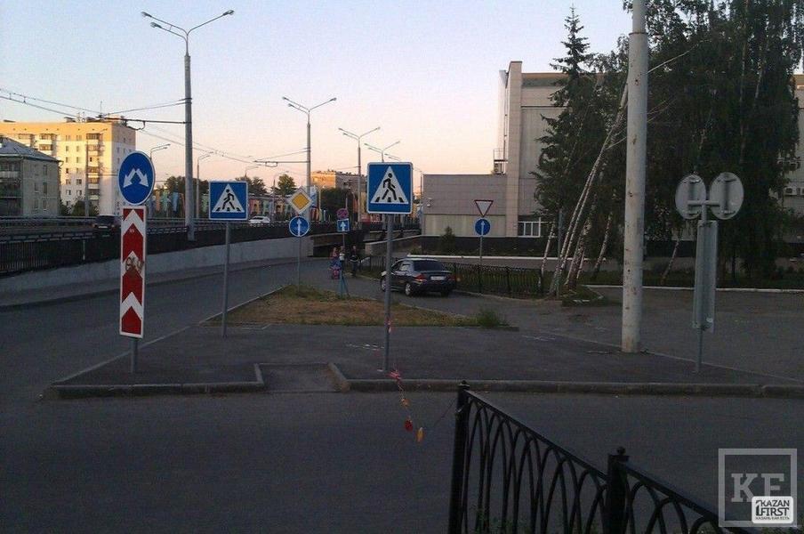 Найдено место самого плотного расположения дорожных знаков в Казани [фото]