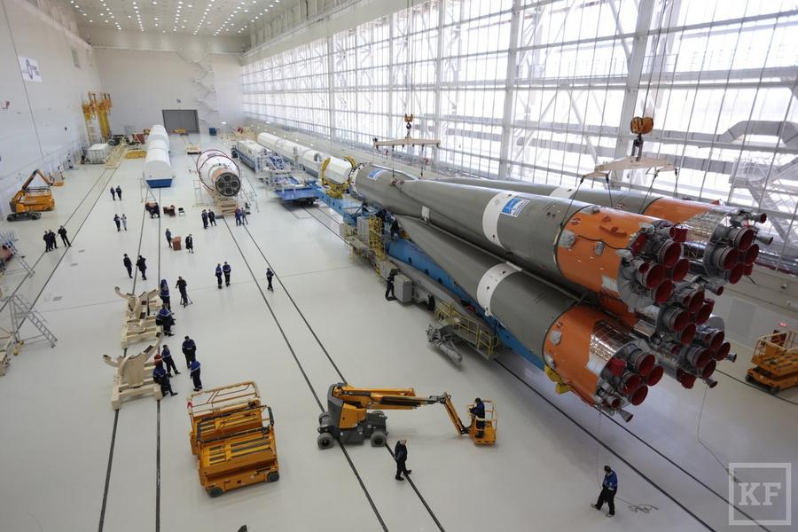 На космодроме Восточный собрали и готовят к вывозу ракету «Союз-2.1а»
