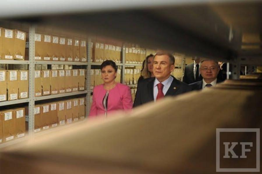 Президент Республики Татарстан Рустам Минниханов посетил новое здание РГУП «Бюро технической инвентаризации» в Казани