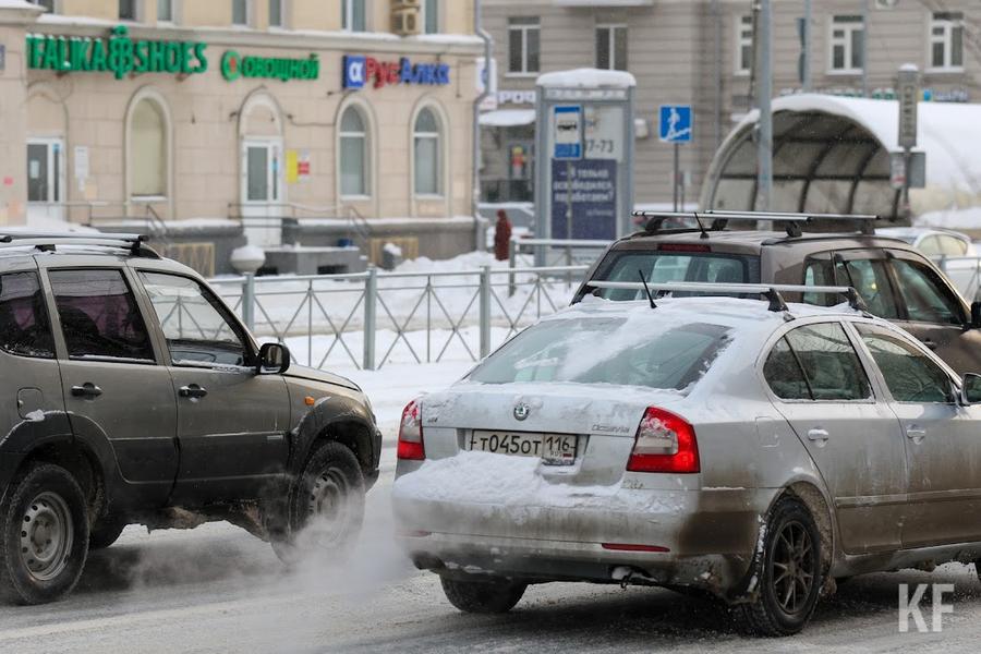 Непогода принесла в Казань пробки