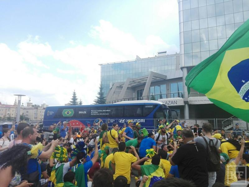​Сборная Бразилии прибыла в Казань
