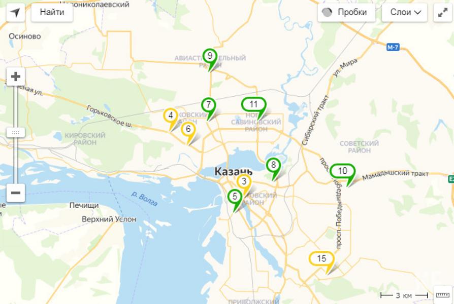 В Казани четыре станции мониторинга зафиксировали превышение вредных веществ в воздухе