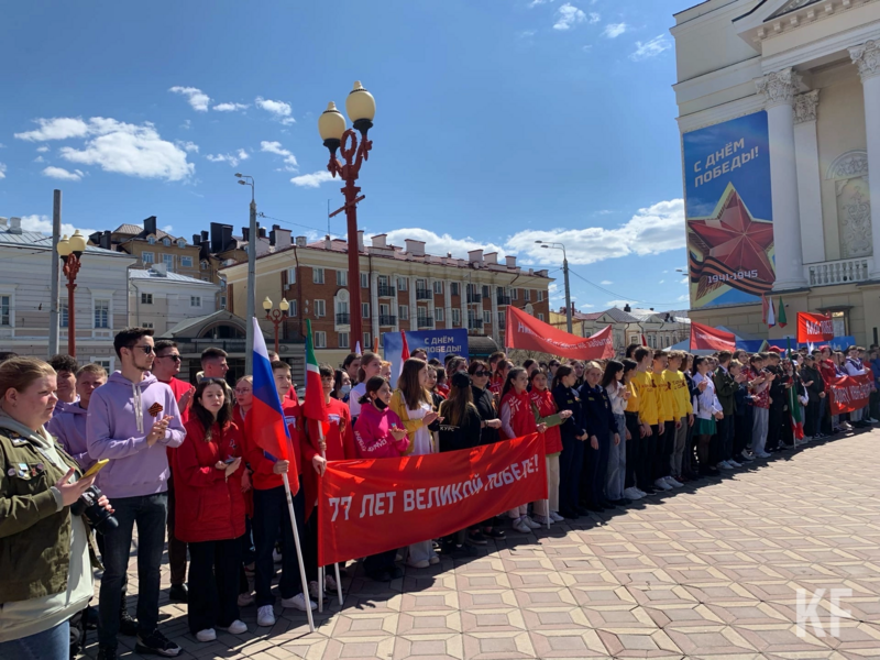 В Казани провели торжественную встречу ветеранов в преддверии Дня Победы