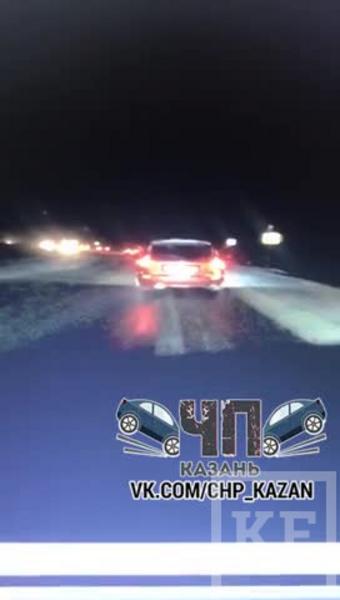 Смерть татарстанского водителя попала на видео