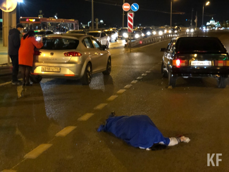 Около «Кырлая» в Казани произошёл двойной наезд на женщину: она скончалась на месте
