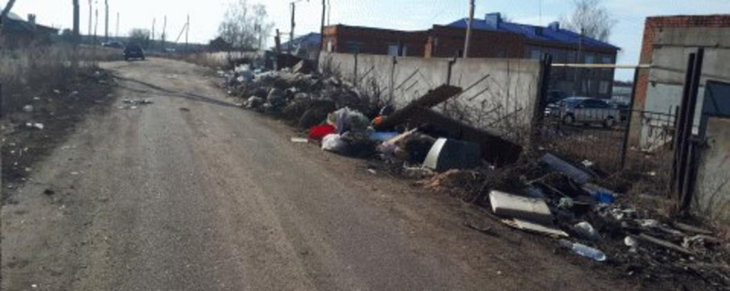 ​В Чистополе массово жалуются на самовольные свалки мусора