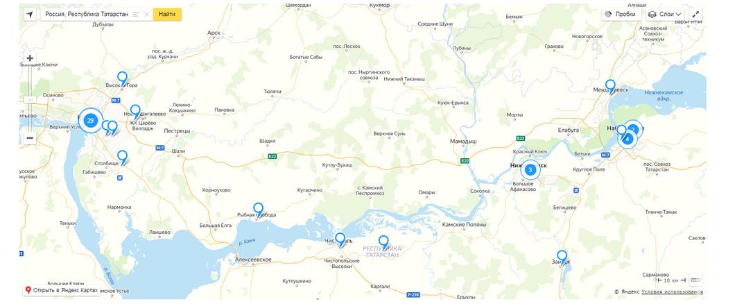 Татарстанские предприниматели отмечаются на карте бизнеса, терпящего бедствие