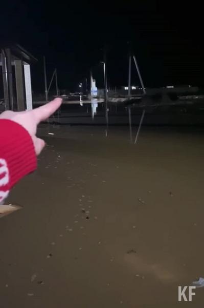 В Татарстане коттеджный посёлок Тургай полностью затопило за час