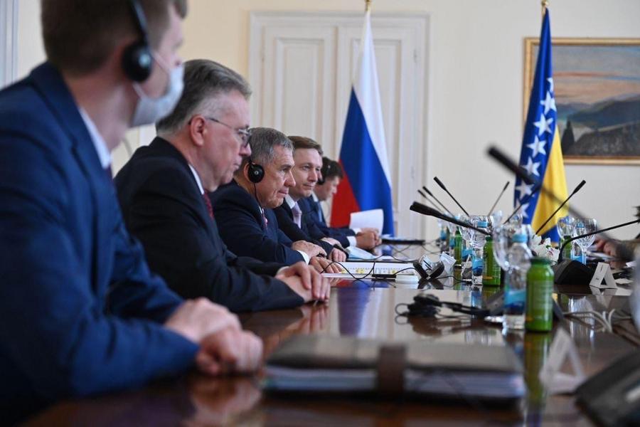 Минниханов пригласил представителей Боснии и Герцеговины участвовать в группе «Россия - Исламский мир»