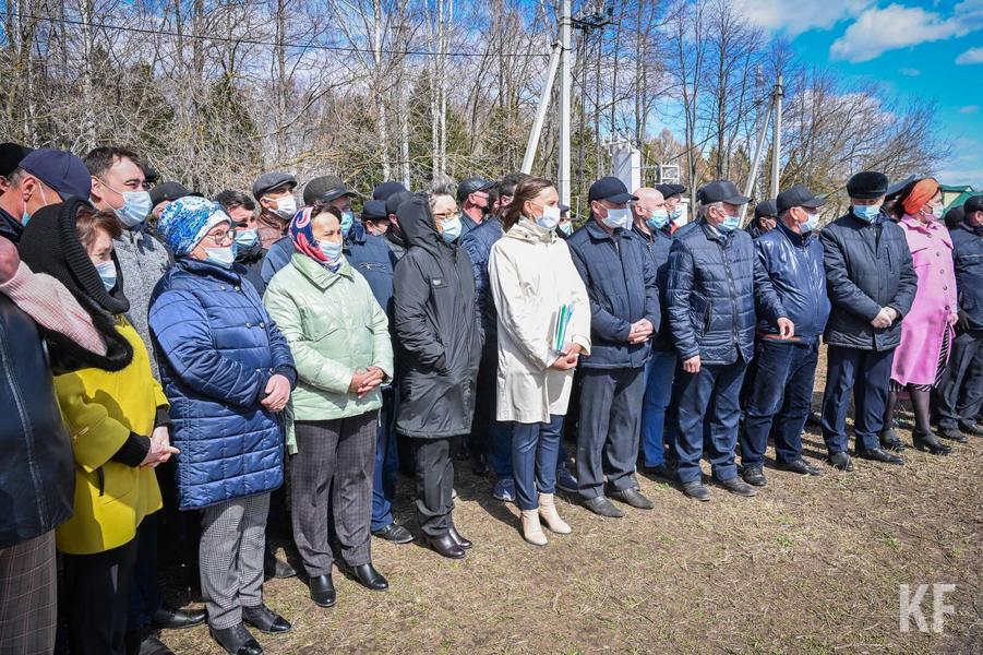 Президент Татарстана посетил Арский район Президент Татарстана посетил Арский район