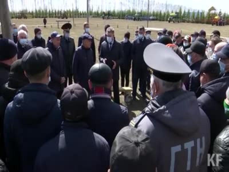 Президент Татарстана посетил Арский район