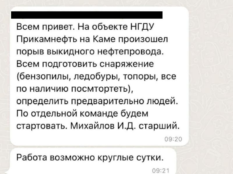«Надо было организации заранее собрать все нефтепродукты, до паводка и таяния снега»