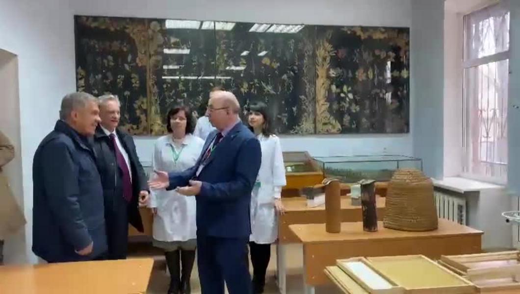 Рустам Минниханов посетил российский государственный аграрный университет имени К. Тимирязева