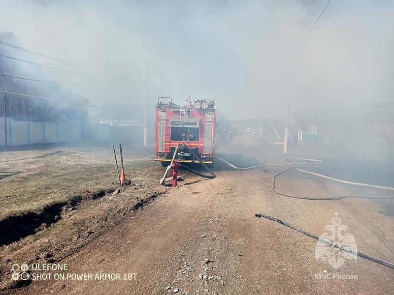 Татарстанец сгорел в собственном доме