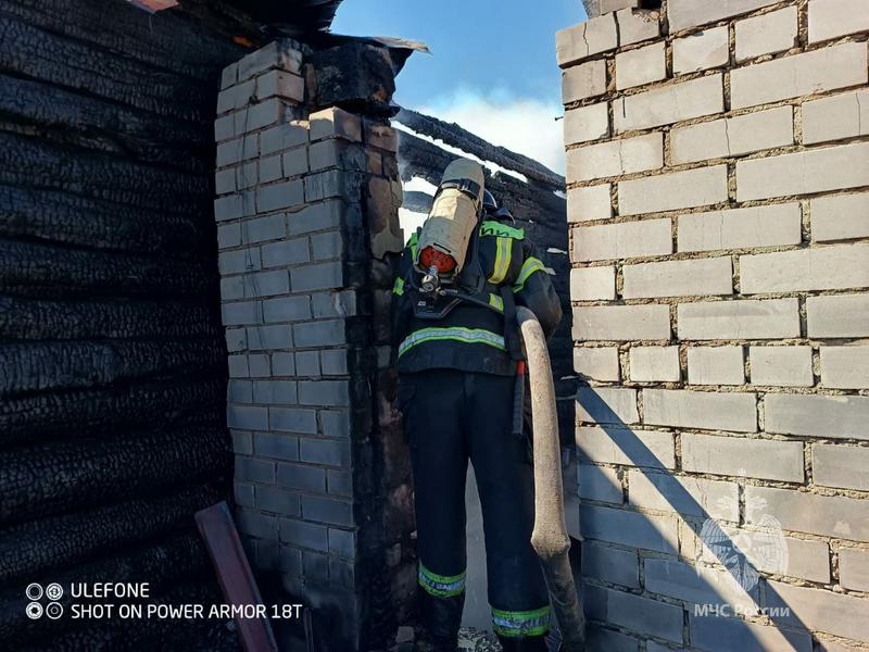 Татарстанец сгорел в собственном доме