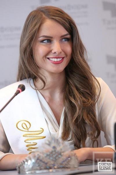 Пресс-конференция с участием «Мисс Татарстан-2014»