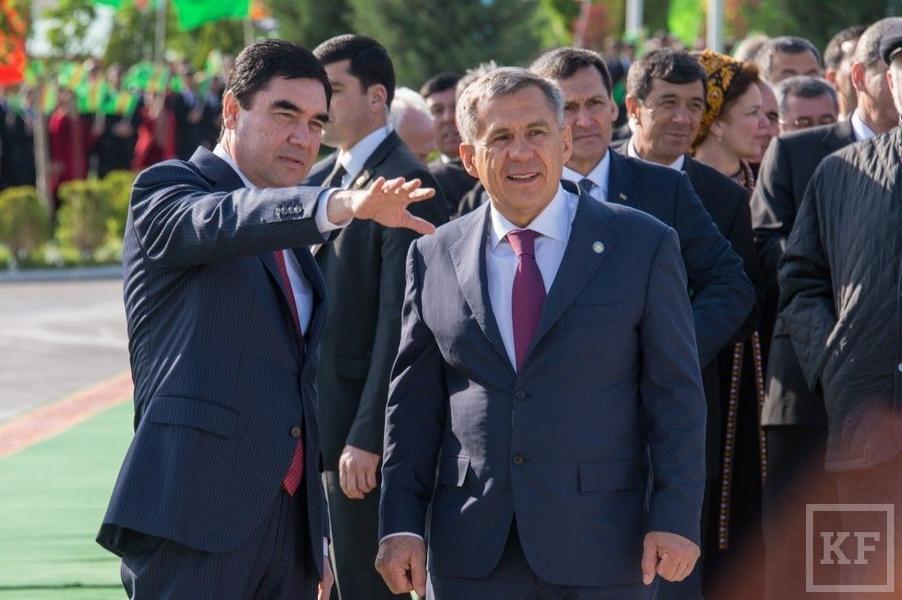 Минниханов в Ашхабаде встретился с президентом Туркменистана и посетил праздник туркменского скакуна