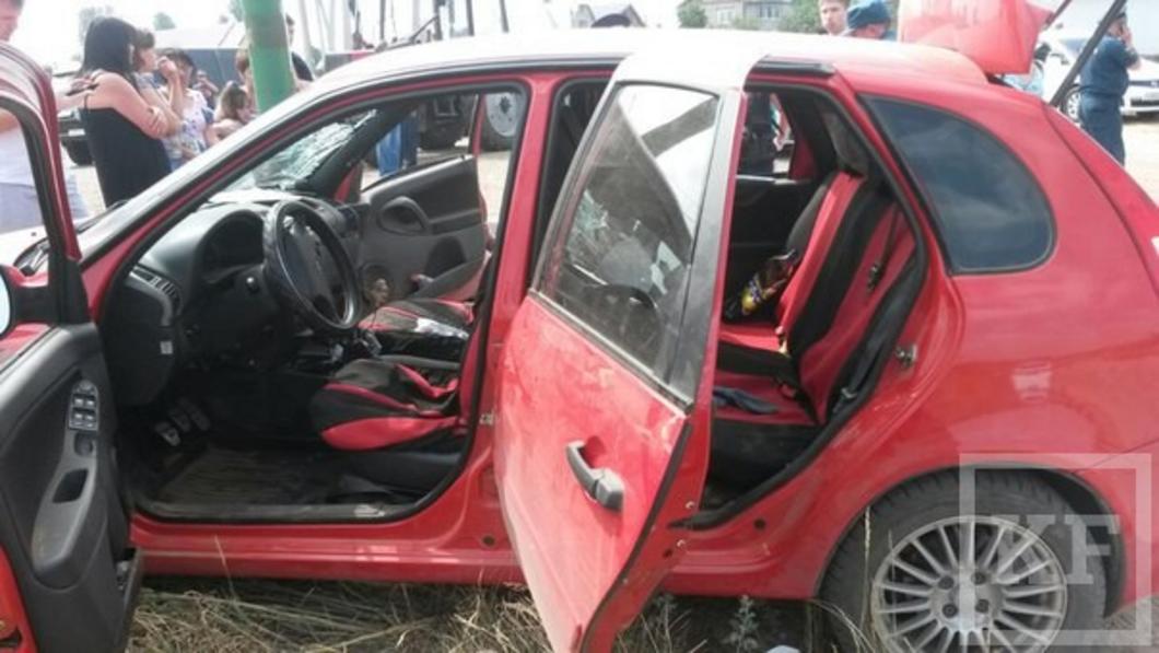 В Нижнекамском районе по вине пьяного водителя погиб пассажир и пострадали трое детей