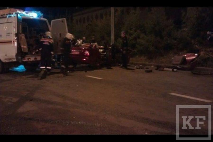 Два автомобиля столкнулись на улице Марджани [фото]