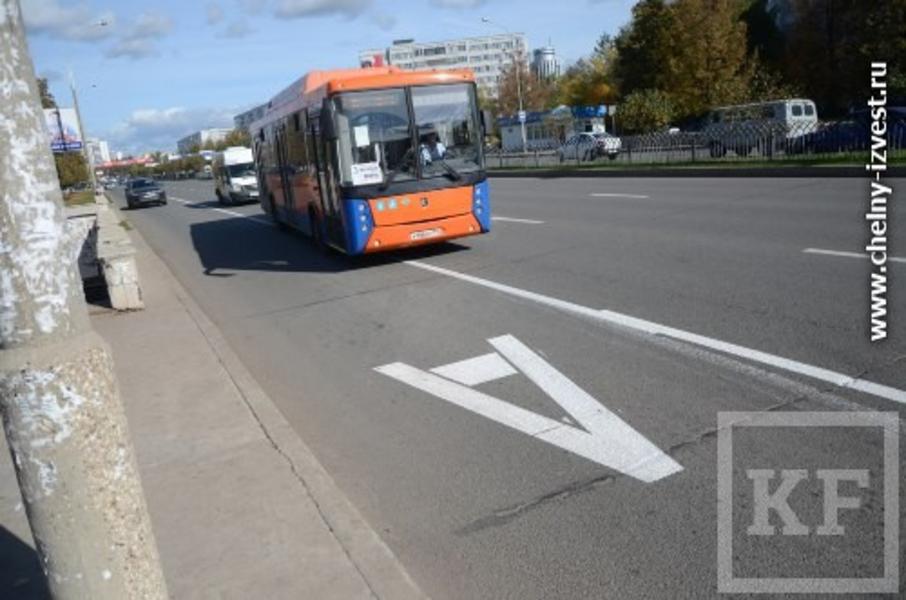 В мае в Челнах снова появятся выделенные полосы для автобусов. Это не первый опыт, однако, успехом прежние попытки не увенчались