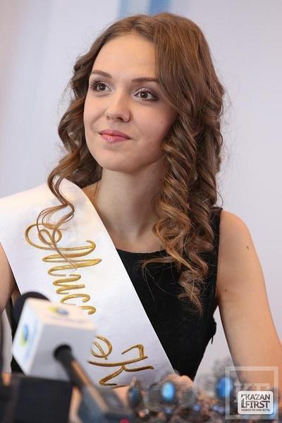 Пресс-конференция с участием «Мисс Татарстан-2014»