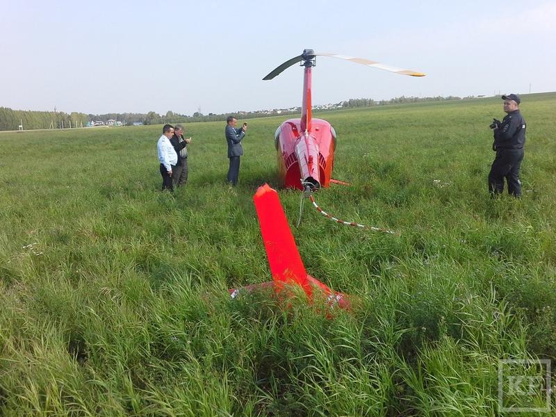 В Татарстане после жесткой посадки у санитарного вертолета отломилась хвостовая часть