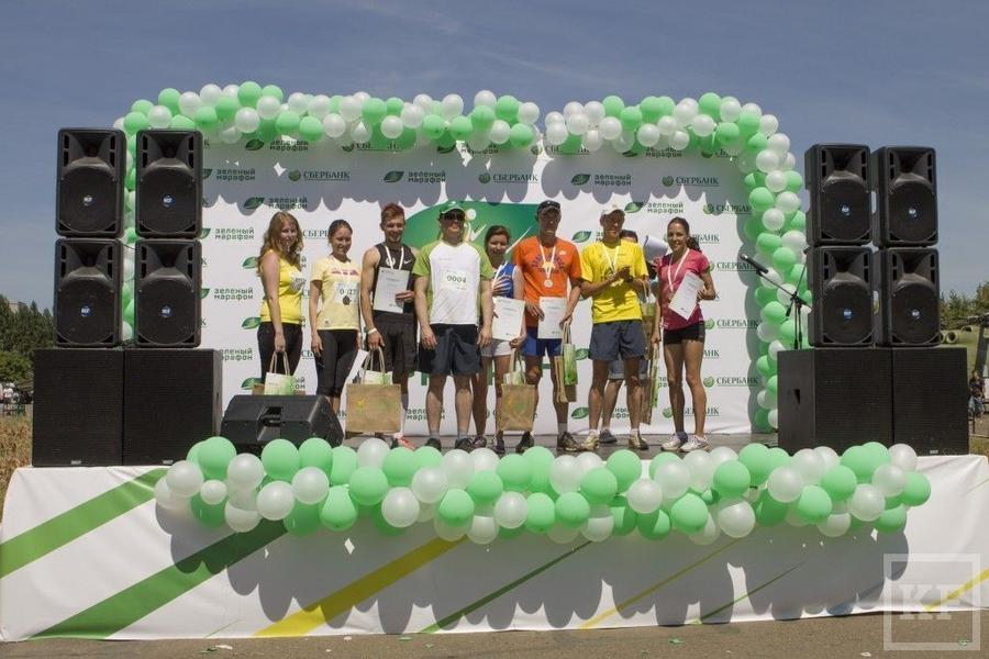 Сбербанк устроил «Зелёный марафон» в Парке Победы