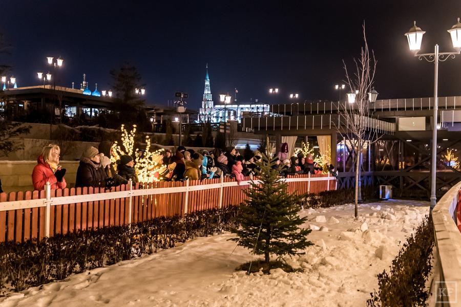 Кремлевская набережная зимой