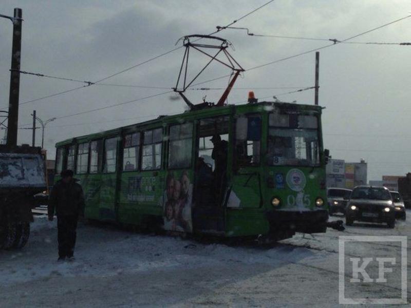 Два трамвая попали в ДТП В Набережных Челнах