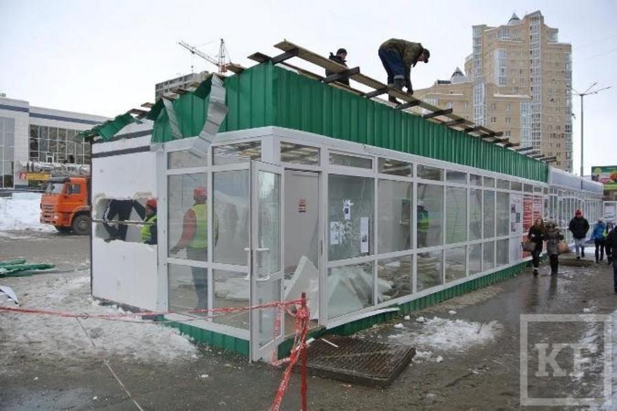 В Казани на этой неделе снесли еще 16 торговых павильонов. За право арендовать землю предприниматели судятся годами