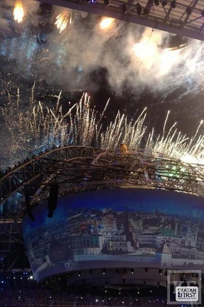 Открытие Универсиады: красочное шоу с Казаном и башней Сююмбике (фото)