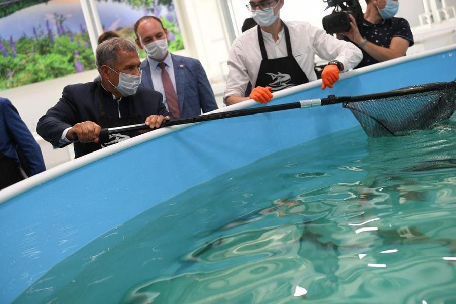 Рустам Минниханов про рыбоводный комплекс «Биосфера-Фиш»: Проект очень важен для нас