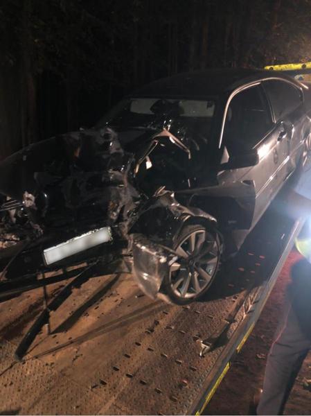 Пьяный татарстанец на BMW пытался скрыться от ГИБДД, но врезался в дерево и потерял сознание