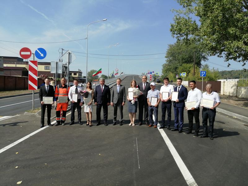 Открыли путепровод через железную дорогу в Зеленодольске