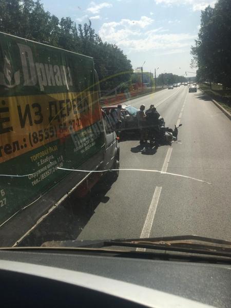 Пенсионер на мопеде попал в аварию под Нижнекамском