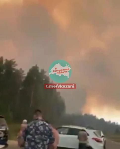 Из-за лесных пожаров эвакуировали 140 отдыхающих санатория в Марий Эл, включая татарстанцев