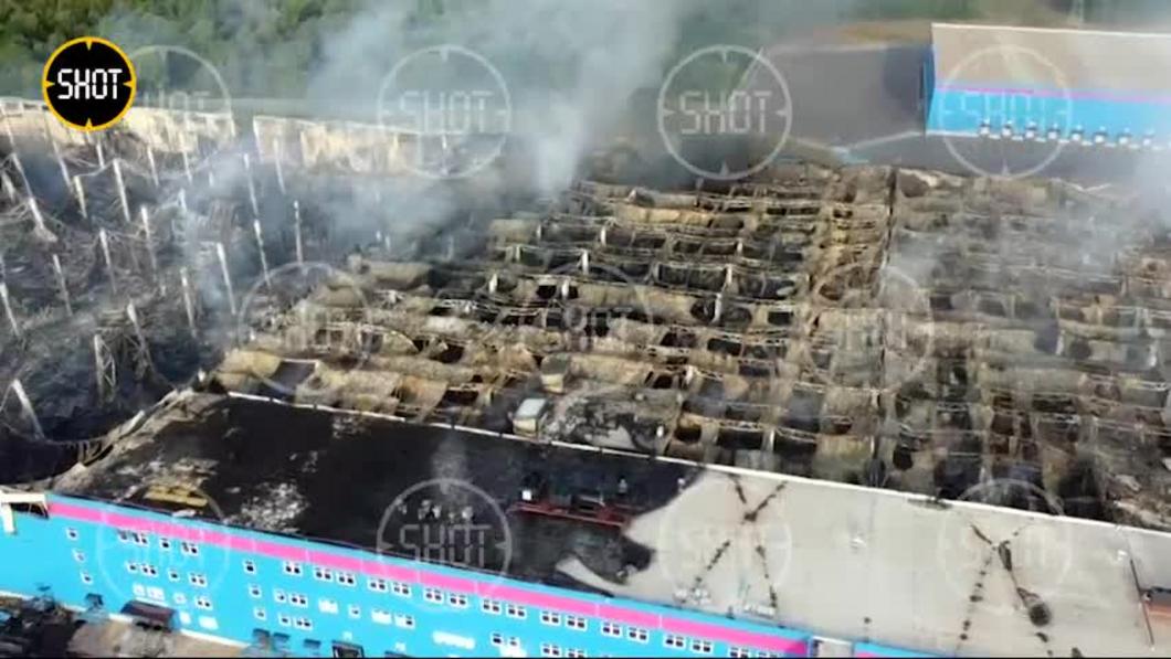 Пожар на складе Ozon в подмосковной Истре ликвидирован