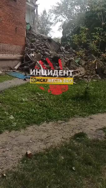 Обрушившаяся пятиэтажка в Омске разваливалась по кускам 1,5 года