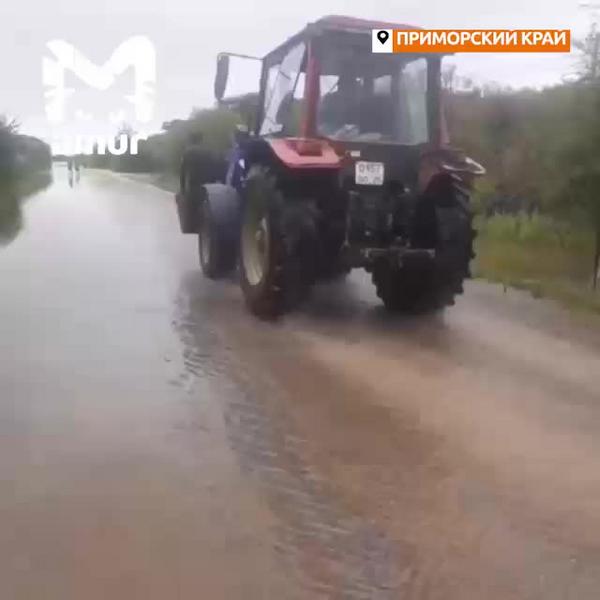 В Приморье тайфун «Ханун» привел к затоплению более 500 домов