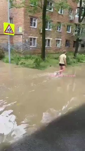 Владивосток снова затопило после сильных ливней