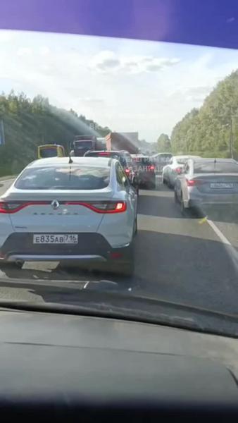 Вблизи села Малые Кабаны произошло массовое ДТП